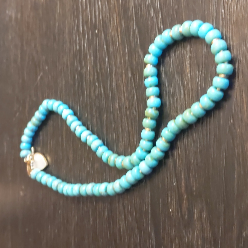 Stella & Dot Faux Turquoise Necklace - Picture 4 of 5